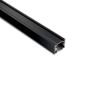 Ivela Napájací profil SQUARE 48 V, čierny, dĺžka 100 cm kov