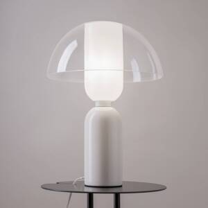 Stolná lampa Maytoni Memory, biela, výška 42 cm, keramika