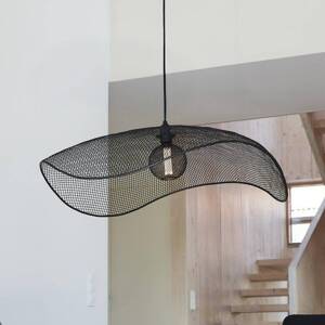 PR Home závesné svietidlo Vivi, Ø 79 cm, čierna, kov