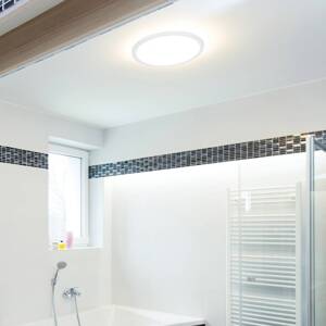 Stropné svietidlo Sylvania LED SylRadiance, Ø 24 cm biela PMMA IP54