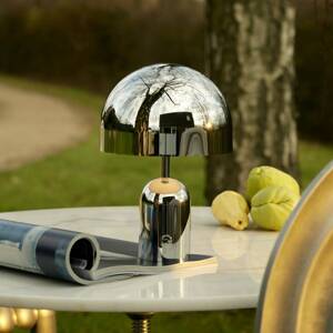 Tom Dixon Bell Prenosná stolová LED lampa, strieborná farba