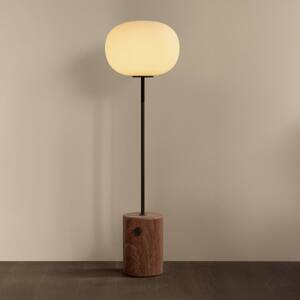 Stojacia lampa Audo JWDA, červený travertín, výška 150 cm, stmievateľné