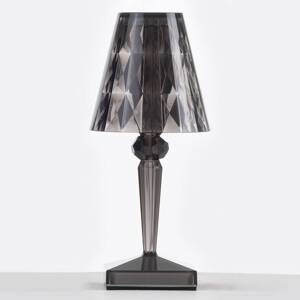 Stolová lampa Kartell LED na batérie Batéria, dymovo sivá, IP54