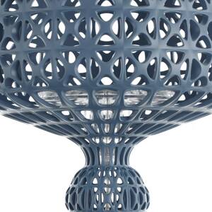 Stolná LED lampa Kartell Mini Kabuki, svetlomodrá, výška 70 cm