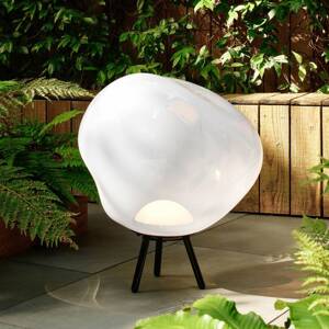 Tom Dixon LED akumulátorová záhradná lampa Melt large, opálová, 57 cm