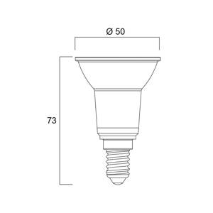 Sylvania LED reflektor E14 4,5W PAR16 4000K 36° 345lm