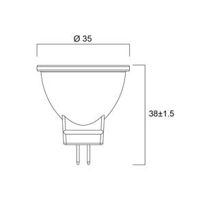 Sylvania LED reflektor GU4 MR11 4W 4000K 36° 345lm