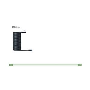 Kábel Paulmann Plug & Shine 94277, 10 m, 1 vstup/1 výstup, čierny