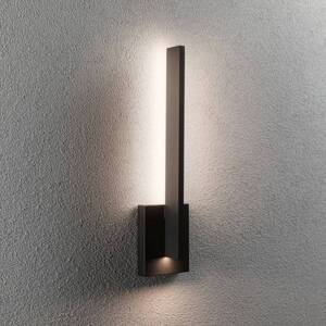 Paulmann LED vonkajšie nástenné svietidlo Levka, antracit, 49 cm hliník IP44