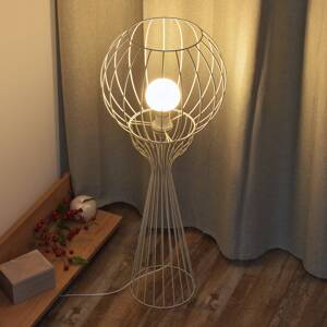 Stojacia lampa Mercure, piesok, kov/plast, výška 93 cm