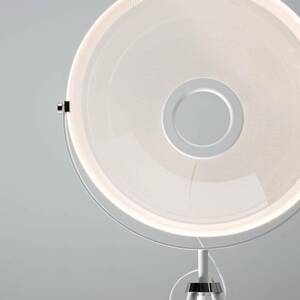 Stilnovo LED stojacia lampa Demi Moon, biela, výška 196 cm