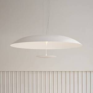 Karman LED závesné svietidlo BLANCO, Ø 92 cm, biela, kov
