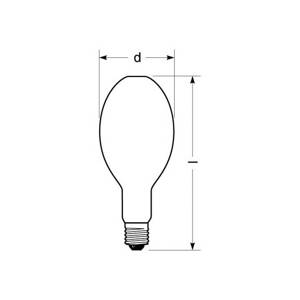 RADIUM Halogénová výbojka E40 430 W HRI-E NSC/S/F Ra92