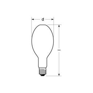 RADIUM Halogénová výbojka E40 420 W HRI-E D/PRO Ra92