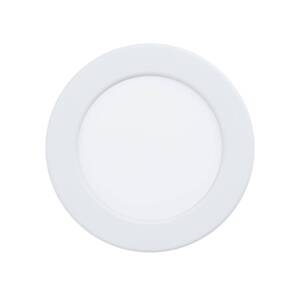 EGLO connect Smart-LED-zapustené svietidlo Fueva 6-Z, biele, Ø 12cm