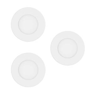 EGLO connect Smart zapustené LED svietidlo Fueva-Z, biele, sada 3 ks