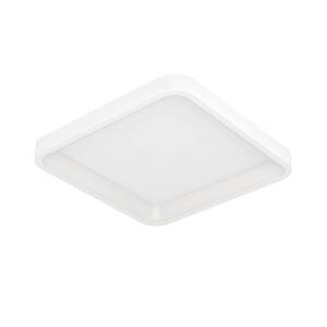 EGLO connect Smart-LED stropné svietidlo Loretello-Z, hranaté, biele