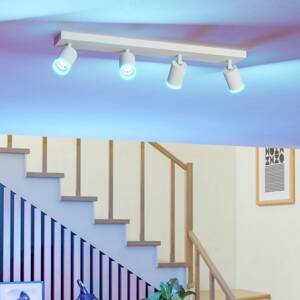 EGLO connect Smart-LED-bodové svetlá Melitello-Z, 4-pl., biela