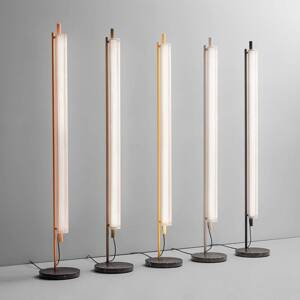 OLEV LED stojacia lampa TRISEL, titán, kov, 2 700 K, stmievateľné