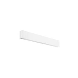 Ideal Lux LED nástenné svetlo Delta, biele, šírka 61 cm, hore/dole