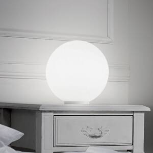 Ideal Lux stolová lampa Mapa, Ø 40 cm, opálové sklo, guľa, E27