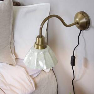 PR Home Nástenné svetlo Ester, prírodná biela, výška 34 cm, kov