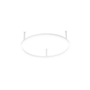 Ideal Lux stropné LED svetlo Oracle Slim Ø 50 cm biela 3000 K