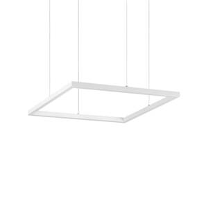Ideal Lux LED závesné svietidlo Oracle Slim 50 x 50 cm biele 3 000 K
