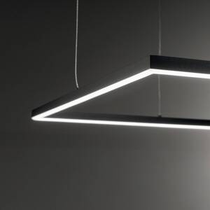 Ideal Lux LED závesné svietidlo Oracle Slim 70 x 70 cm čierne 3 000 K