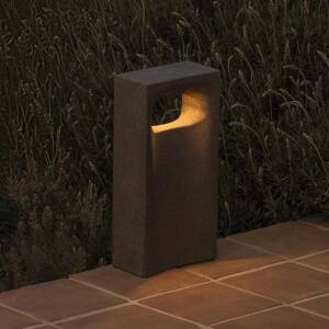 LED podsvetlenie Glint, 3000K, 40 cm,  sivá, betón, IP55
